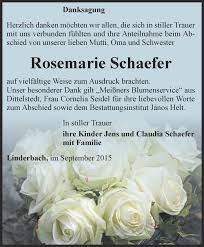 Traueranzeigen von Rosemarie Schaefer