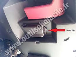Obd2 Connector Location In Mercedes A Class 168 1997 2004 Outils Obd Facile