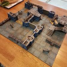 Model Idiot On Instagram Wip On Dark Uprising Terrain And Zone Mortalis Tiles Just Some Weathering And Small Det In 2020 Warhammer Terrain Wargaming Terrain Terrain