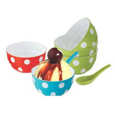 Seleno Plastic Blue And Red Plastic Ice Cream Bowl Rs 90 Set Id 6512341697