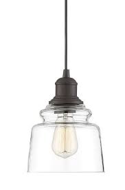 Trade Winds Insulator Mini Pendant Light In Oil Rubbed Bronze