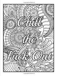 Leave me the fuck alone. Adult Coloring