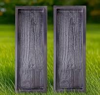 BETONEX Big DIY Precast Concrete Molds 2 pcs Wooden Pavers ...
