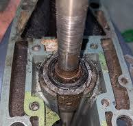 How to remove a broken bearing housing from a Yamaha ...