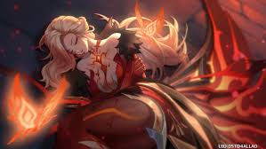 Crimson Lotus Moth Genshin Impact hentai videos, GIFs, and images | R34.app