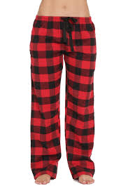 #followme Buffalo Plaid Flannel Pajama Pants for Women with Pockets