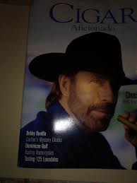 RARE:Chuck Norris Cigar Aficionado Magazine August 1998