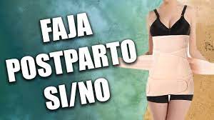 Faja Postparto Es Recomendable Youtube