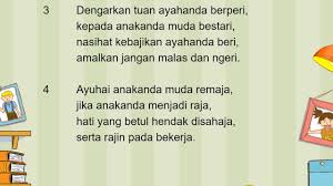Puisi Tradisional Syair Nasihat Youtube