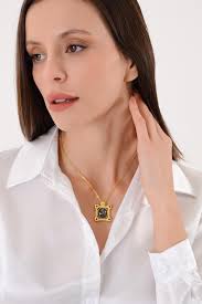 Gold Lamassu Necklace