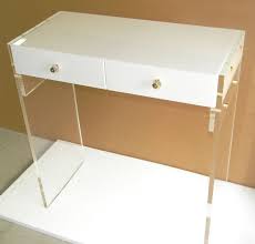 I Love This Desk White Lucite Personal Desk Vanity 1 4 By Customacrylicdesigns 455 00 White Vanity Table Office Desk For Sale Custom Wood Dining Table