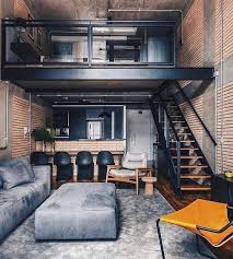 The alternation of smooth green surfaces, cement floors, black metal details and trendy furniture with the warmer presence of the exposed red bricks and soft textiles is an intriguing and. Modern Loft Interior Design Ideas House Decor Interior