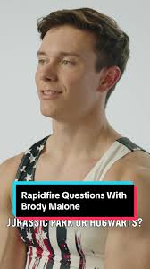Gymnastics Olympian Brody Malone shared his movie favorites from superheros  to who would play him in a movie. See him perform in the #ParisOlympics