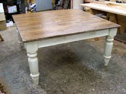 5 Square Pine Farmhouse Table Square Farmhouse Table Farmhouse Table Wood Dinner Table