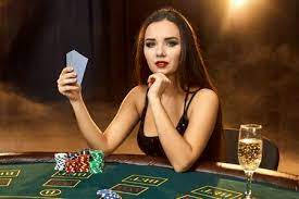 Casino Girl Stock Photos and Images - 123RF