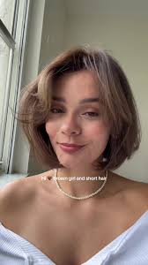New hair ! 🤎🤎🤎 bronw girl !! #bobcut #oldmoneyaesthetic #hairstyle  #haircut #beautyblogger