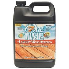 One Time Wood Preservative Protector Stain All In One Logfurniture Staining Deck Wood Sealer Best Deck Stain