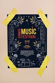 Telechargez Maquette Du Festival De Musique Gratuitement Music Festival Poster Music Poster Design Concert Poster Design