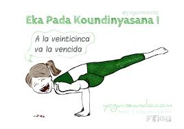 La Postura De Eka Pada Koundinyasana I Es Un Equilibrio De Brazos Y Torsion Muy Avanzado Masajea El Abdomen Y T Yoga Divertida Yoga Kundalini Posturas De Yoga