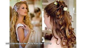 Now for a perfect glam hair! Cute Hairstyles For Curly Hair For A Party Video Dailymotion