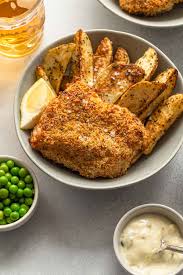 1 slice of red snapper marinated with the salt and tumeric powder. Air Fryer Cod Crumb Top Baking