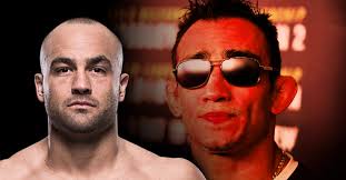 Eddie Alvarez and Tony Ferguson Trade Shots