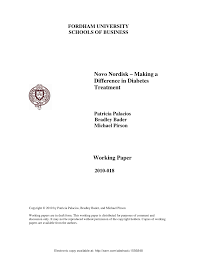 Maybe you would like to learn more about one of these? Pdf Novo Nordisk Making A Difference In Diabetes Treatment