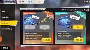 Generate free diamonds & coins for garena free fire on any device. Free Fire What Are Monthly And Weekly Memberships