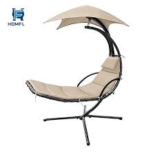 Lakewood ranch adjustable chaise lounge chair with cushion. Outdoor Hanging Curved Chaise Lounge Swing