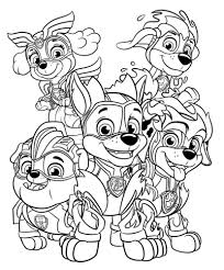 Paw patrol coloring page wecoloringpage 02. 10 Free Paw Patrol Mighty Pups Coloring Pages Printable