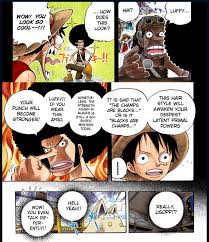 Afro luffy manga