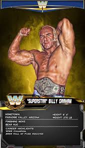 Billy graham was literally a super athlete: Superstar Billy Graham Pro Wrestling Wrestling Wwe Superstar Billy Graham
