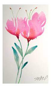 See more ideas about fabric painting, decorative painting, painting tutorial. Two Tulips Watercolor Painting Chairish Watercolor Tulips Modern Watercolor Art Watercolor