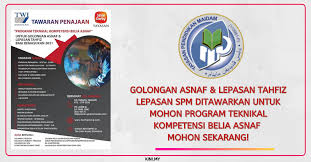 We did not find results for: Golongan Asnaf Lepasan Tahfiz Lepasan Spm Ditawarkan Untuk Mohon Program Teknikal Kompetensi Belia Asnaf Mohon Sekarang
