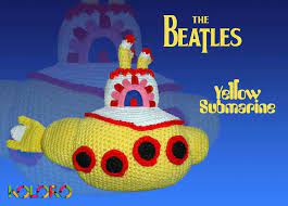 Www Facebook Com Koloroshop The Beatles Yellow Submarine Crochet Toy Amigurumi Submarino Amarillo Loa Beatles Submarino Amarillo Amigurumi Patrones