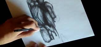 Keep your lines loose, sketchy, and curved. How To Draw A Moonlit Waterfall With A Graphite Pencil Drawing Illustration Wonderhowto