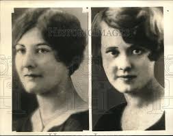 1933 Press Photo Joan Converse, Elizabeth Harrington, Simmons College brides