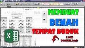 Denah ruang ujian tri out i. Langkah Membuat Denah Tempat Duduk Peserta Ujian Uh Uts Uas Ukk Free File Template Tutorial Hd Youtube