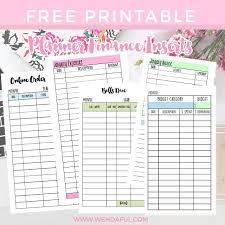Personal Business Financial Filofax Sections Free Printables Planner Printables Free Happy Planner Printables Filofax Planners