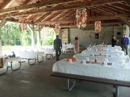 Now Don T Get Me Started The Wedding Pavilion Wedding Reception Picnic Table Wedding Pavilion Wedding