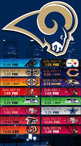 Los Angeles Rams 2019 Mobile City Nfl Schedule Wallpaper Los Angeles Rams Minnesota Vikings Wallpaper Los Angeles