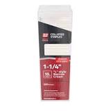 Grip-Rite 1/4 in. x 1-1/4 in. 18-Gauge Adhesive Collated 304 ...