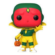 Marvel Wandavision Halloween Vision Pop Vinyl Figure Toys Gadgets Zing Pop Culture