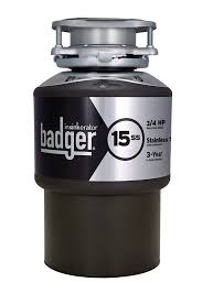badger 15ss garbage disposal: sink