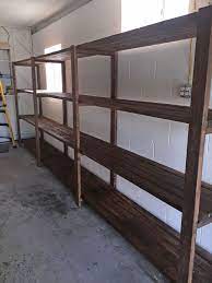 Stained 2x4 Diy Garage Storage Favorite Plans Ana White Diy Projects Garage Decor Garage Design Home