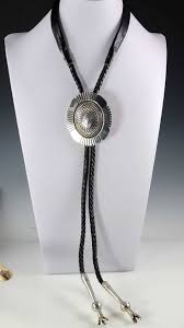 The hottest american indian jewelry site on the web (in our humble opinion). Handmade Navajo Silver Bolo Tie Nez Sedona Indian Jewelry