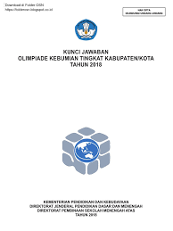 Soal osk kebumian 2018 dan kunci jawaban. Kunci Osk Kebumian 2018