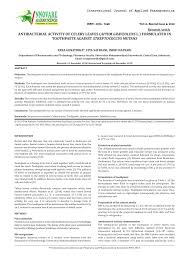 Pdf Antibacterial Activity Of Celery Leaves Apium Graveolens L Formulated In Toothpaste Against Streptococcus Mutans
