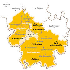 Eifel from mapcarta, the open map. Ubersichtskarte Leader Eifel