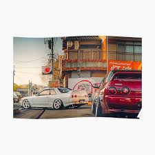 Old car with amazing modern digital dash! Car Posters Redbubble